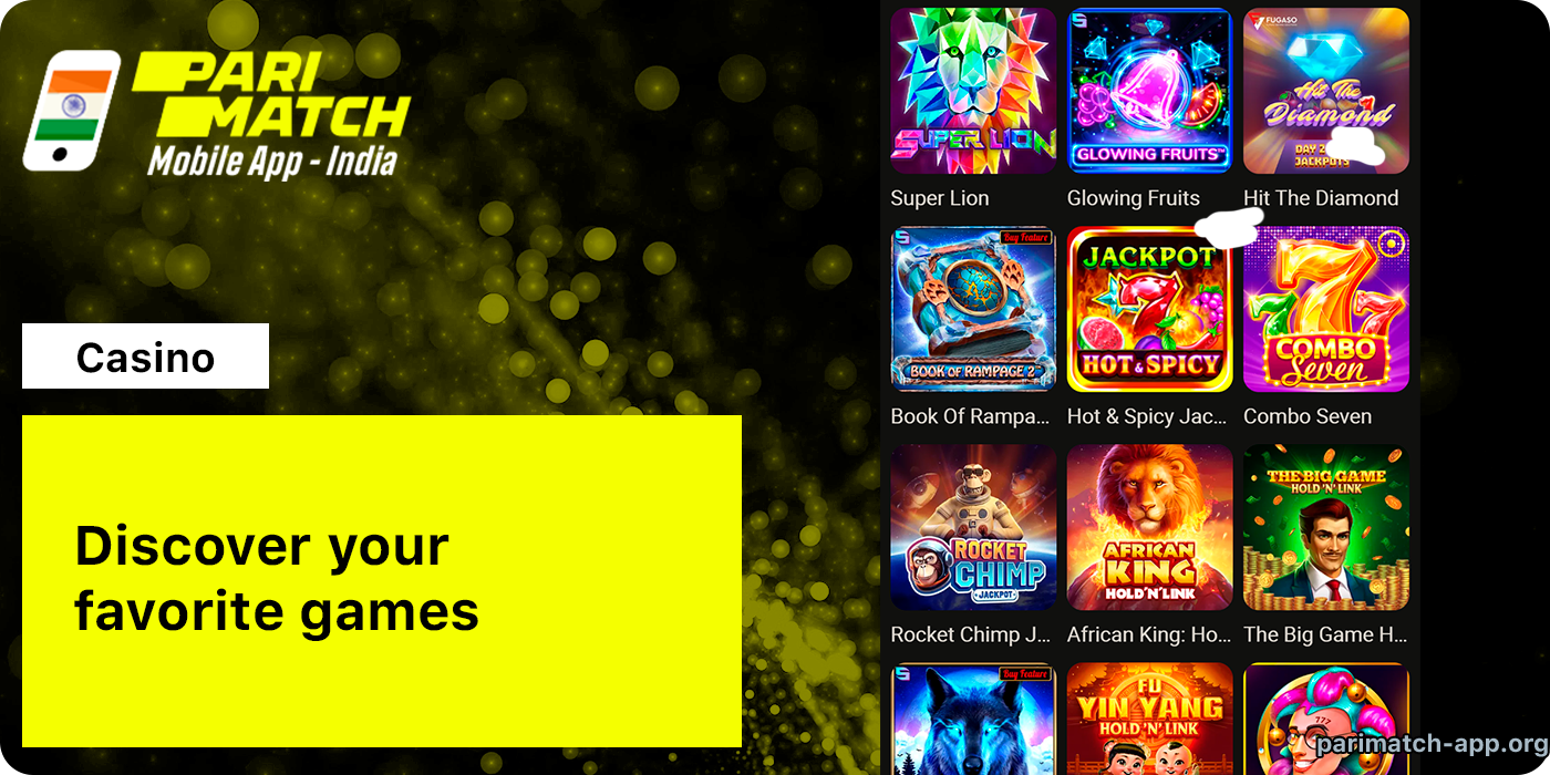 Discover Parimatch India Casino App Games