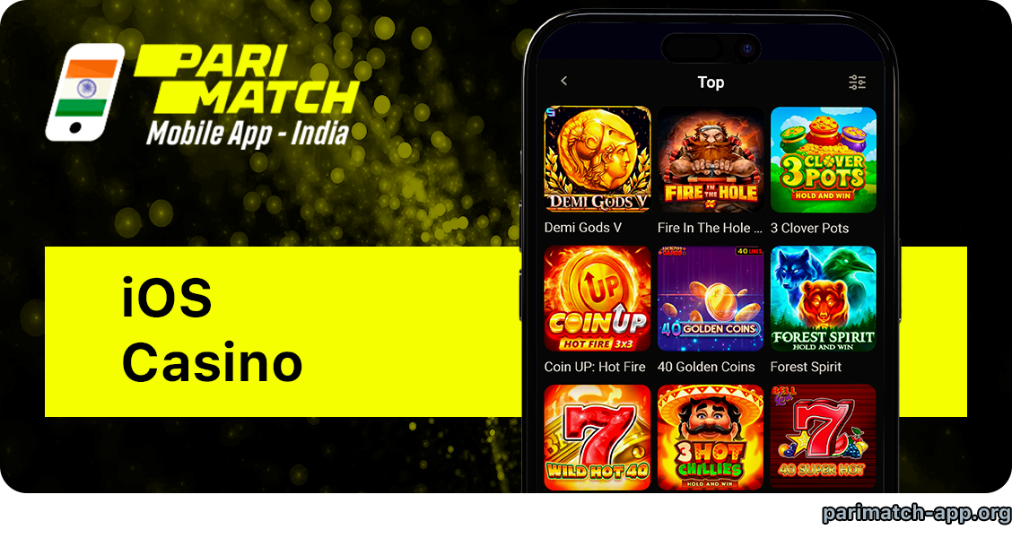 Parimatch Casino App for iOS