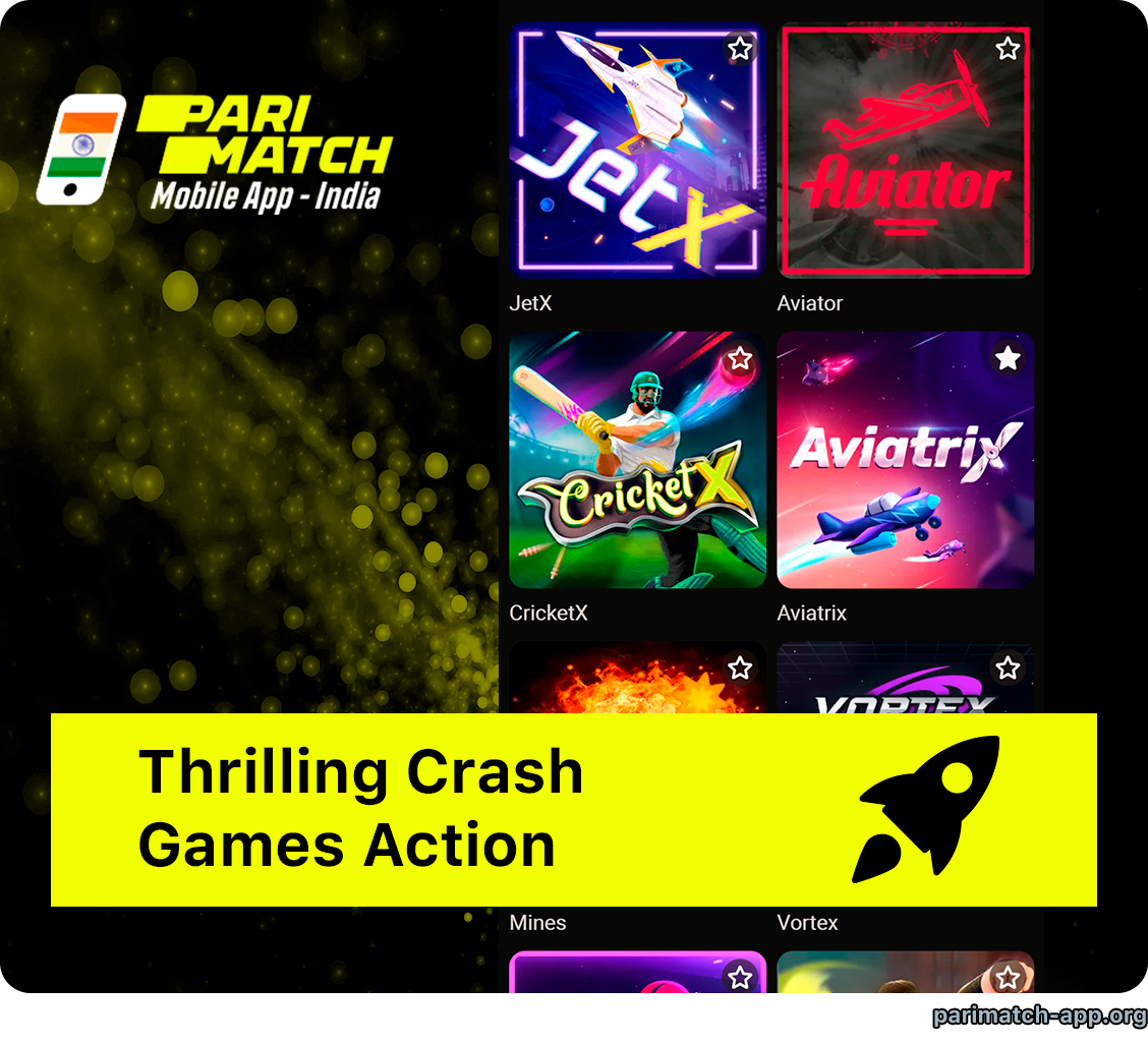Crash Games are Popular Among Indian users of Parimatch App