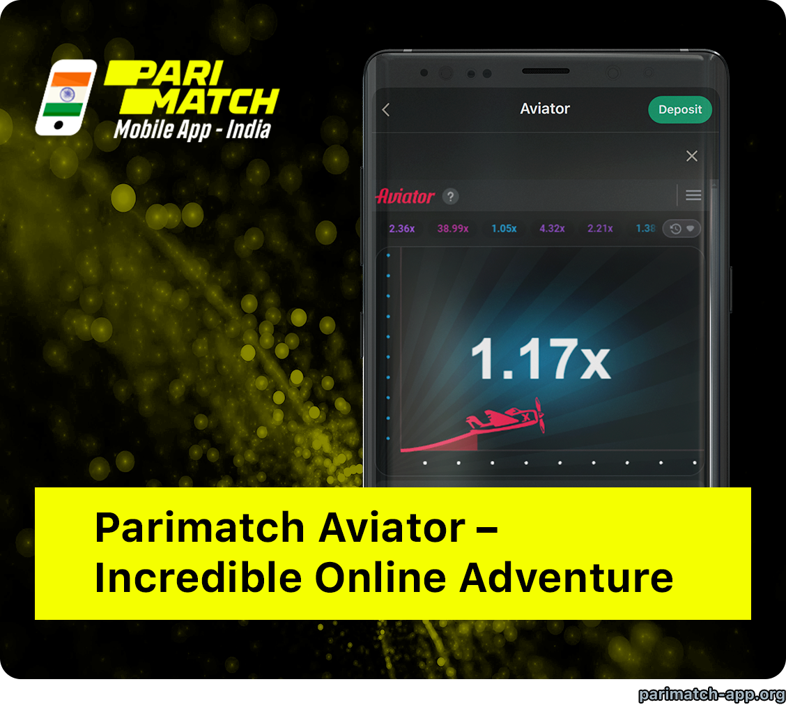 Aviator is a popular casino crash-game you can try on Parimatch App
